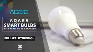 Aqara Smart Light Bulbs with Apple homekit support Xiaomify [upl. by Lihas424]