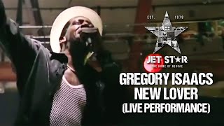 Gregory Isaacs  New Lover Live Performance  Jet Star Music [upl. by Dambro]