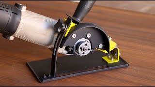 Making A Circular Saw From Angle Grinder [upl. by Aehtna]