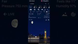 YoWindow Weather app  live water 🌊 on photos [upl. by Etnomaj623]