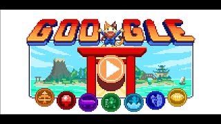 Google Doodle Champion Island Gameplay [upl. by Ylrebmek771]