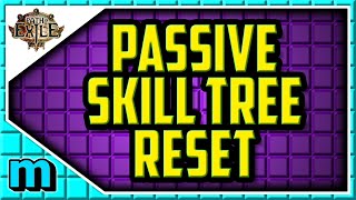 How To Reset Passive Skill Tree In Path Of Exile  POE Reset Passive points Tree 317 [upl. by Harifaz]