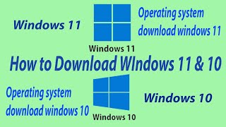 How to Download Windows 10  Windows 11 How to Download Operating System OS 11 and OS 10 download [upl. by Yasmeen663]