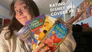 Ranking Disney Movie VHS Covers  PART 2 [upl. by Engdahl54]