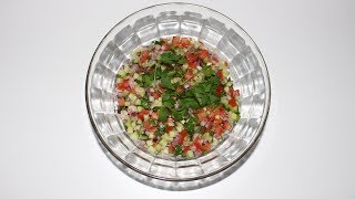 Salad Shirazi  Persischer Bauernsalat سالاد شیرازی [upl. by Norene900]