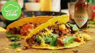 Tacos selber machen  Rezept mit Hackfleisch [upl. by Chessa]