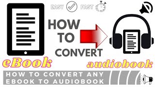 How to convert an ebook to an audiobook with PocketBook Reader [upl. by Akapol243]