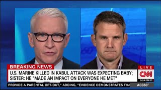 Rep Kinzinger On CNN Tragic Loss of Troops Accountability Evacuating Troops amp Allies [upl. by Cammy]