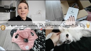 ICH MUSS EUCH WAS ERZÄHLEN TINKIS BLUTERGEBNISSE SPAGHETTIEIS DIY  MY LIFE 27 [upl. by Yrrah89]