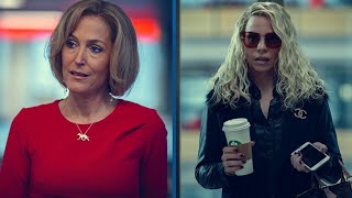 Gillian Anderson Billie Piper interview on quotScoopquot Netflix film about Prince Andrews downfall [upl. by Leund489]