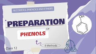 PREPARATION OF PHENOLS CLASS 12 CHEMISTRY  ALCOHOLS PHENOLS AND ETHERS  BHOLANATH ACADEMY [upl. by Guenna]