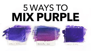 What Colors Make Purple The Ultimate Guide to Mixing Purple [upl. by Helsie]