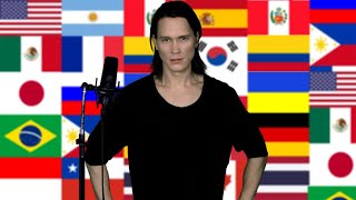 Singing 20 National Anthems Metal Medley [upl. by Rafaellle]