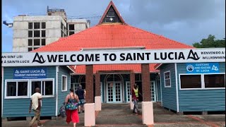 CASTRIES ST LUCIA WELCOME CENTER TOUR [upl. by Polash985]