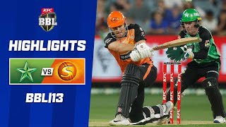 Melbourne Stars v Perth Scorchers  BBL13 [upl. by Arlette390]