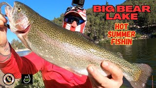 Trout Fishing In The Heat Of Summer at Big Bear Lake Summer Time Fishing Tips And Tricks [upl. by Aderf507]