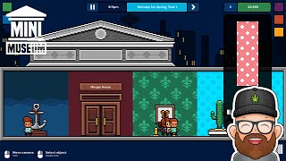 Game Dev  Pixel Art  Making a cozy simulation game about curating designing and growing a museum [upl. by Rotceh443]