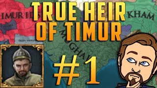 EU4 True Heir of Timur Campaign 1  Forming Mughals [upl. by Chemosh]