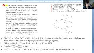 Exercice probabilité conditionnelle et arbre [upl. by Neesay]