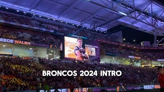 Broncos Intros vs Roosters [upl. by Aluk]