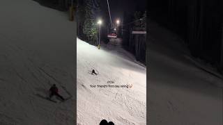 Night Skiing Gone Wrong borovets skiing skiingisfun [upl. by Mead]