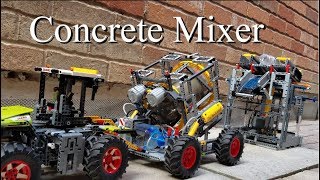 Concrete Mixer  Lego Technic 42054 Claas Xerion 5000 Trac VC [upl. by Lord]