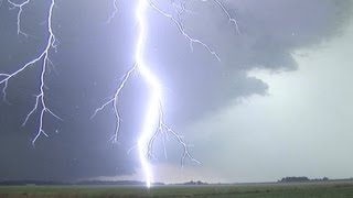 EXTREME Close Lightning in HD compilation Loud thunder [upl. by Laufer]