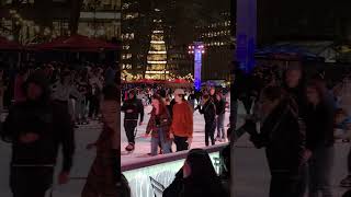 NYC Views Ice Skating in Bryant Parkshorts manhattan [upl. by Freedman455]