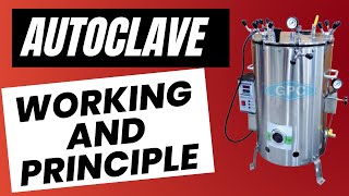 Principle and Working of Autoclave  Steam Sterilization [upl. by Icyac]