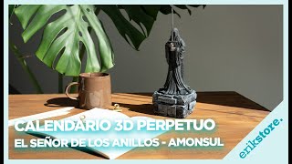 CALENDARIO PERPETUO 3D elseñordelosanillos  ErikStore [upl. by Leasa]