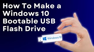 How To Make A Windows 10 Bootable USB For FREE [upl. by Halilad]