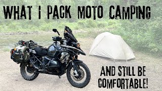 Gear Up For Adventure  Whats In My Panniers How I Pack to Stay Comfortable When Moto Camping [upl. by Divad]