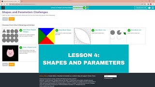 Codeorg Lesson 4 Shapes Parameters  Unit 3  Interactive Animations and Games 2223 [upl. by Labaw772]