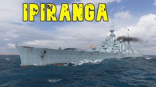 World of WarShips Ipiranga  3 Kills 270K Damage  NEW SHIP [upl. by Nelleh723]