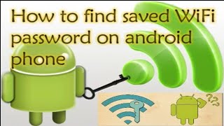 How to find saved WiFi password on your android phone [upl. by Eiralam]