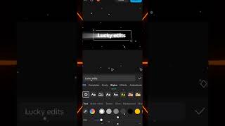 CAPCUT Glowing Text Animation Tutorial🪽💯shorts text glowing trending instagram viralvideo [upl. by Largent]