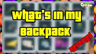 Growtopia  Whats in my backpack  My inventory revealed [upl. by Nniuqal697]