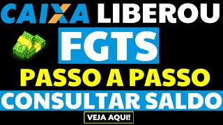 COMO CONSULTAR SALDO FGTS PASSO A PASSO SAQUE EXTRAORDINÁRIO FGTS [upl. by Okechuku]