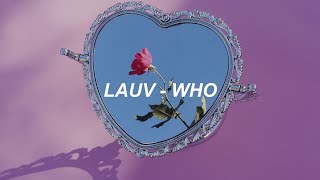 Lauv  Who feat BTS Lyrics [upl. by Schofield]