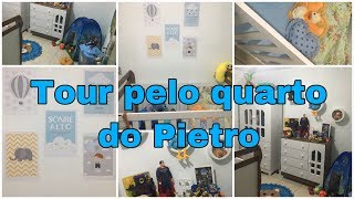 TOUR PELO QUARTO DO PIETRO HENRIQUE [upl. by Atiuqer]