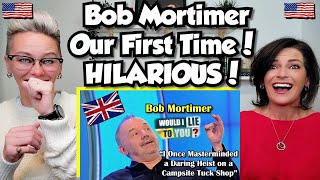 American Couple Reacts Would I Lie To You BOB MORTIMER FIRST TIME Seeing Bob Mortimer EVER [upl. by Susann]