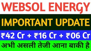 Websol Energy System Share News  Websol Energy System Share Latest News  Websol Energy System Ltd [upl. by Tedra148]