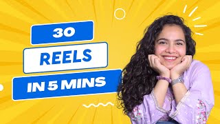 How to Create and Schedule 30 Instagram Reels in 5 mins with ContentStudio and Canva [upl. by Eixid]