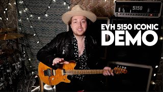 EVH 5150 Iconic Amp Demo w 90’s Van Halen Tone and EBMM EVH Signature Guitar [upl. by Cattan]