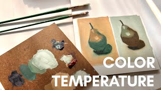 Transform your paintings with color temperature  Color theory tutorial [upl. by Spencer554]