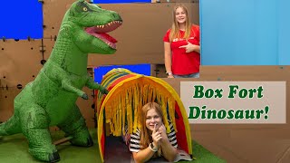 Hunting Dinosaurs with the Assistant amp Wiggles 24 Hours in the Box Fort [upl. by Retseh]