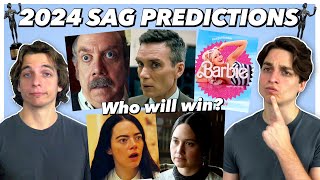 2024 SAG Winner Predictions [upl. by Jerold]