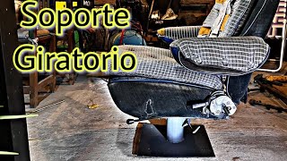 fabricando soporte giratorio para butaca proyecto van motorhome [upl. by Ronnie]