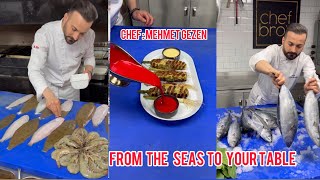 Seafood mixed videos by chef Mehmet Gezen [upl. by Rusel765]