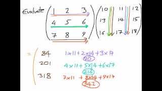 How to Multiply Matrices  A 3x3 Matrix by a 3x3 Matrix [upl. by Raddatz]